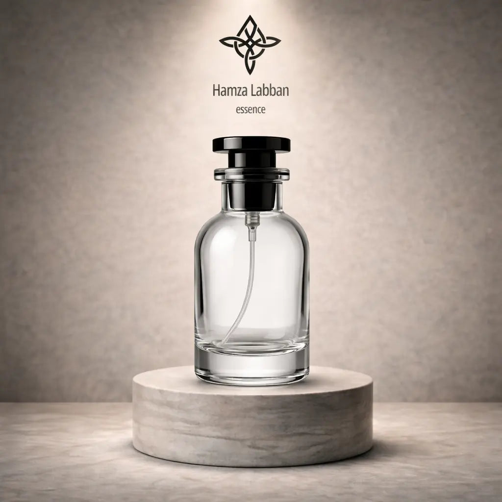 Cylinder Glass Bottle with Flared Cap - 50 ml