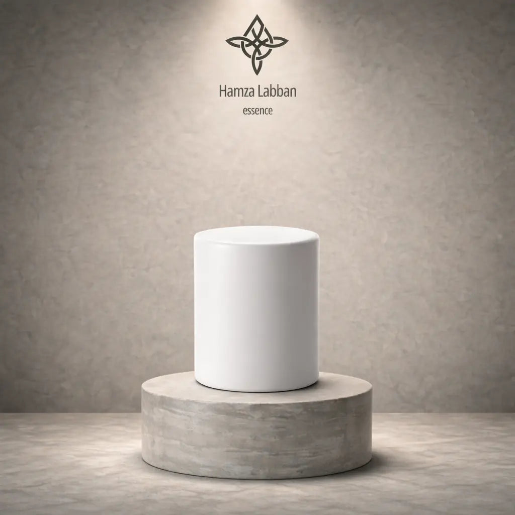 Smooth Flat-Top Cylinder Cap - White