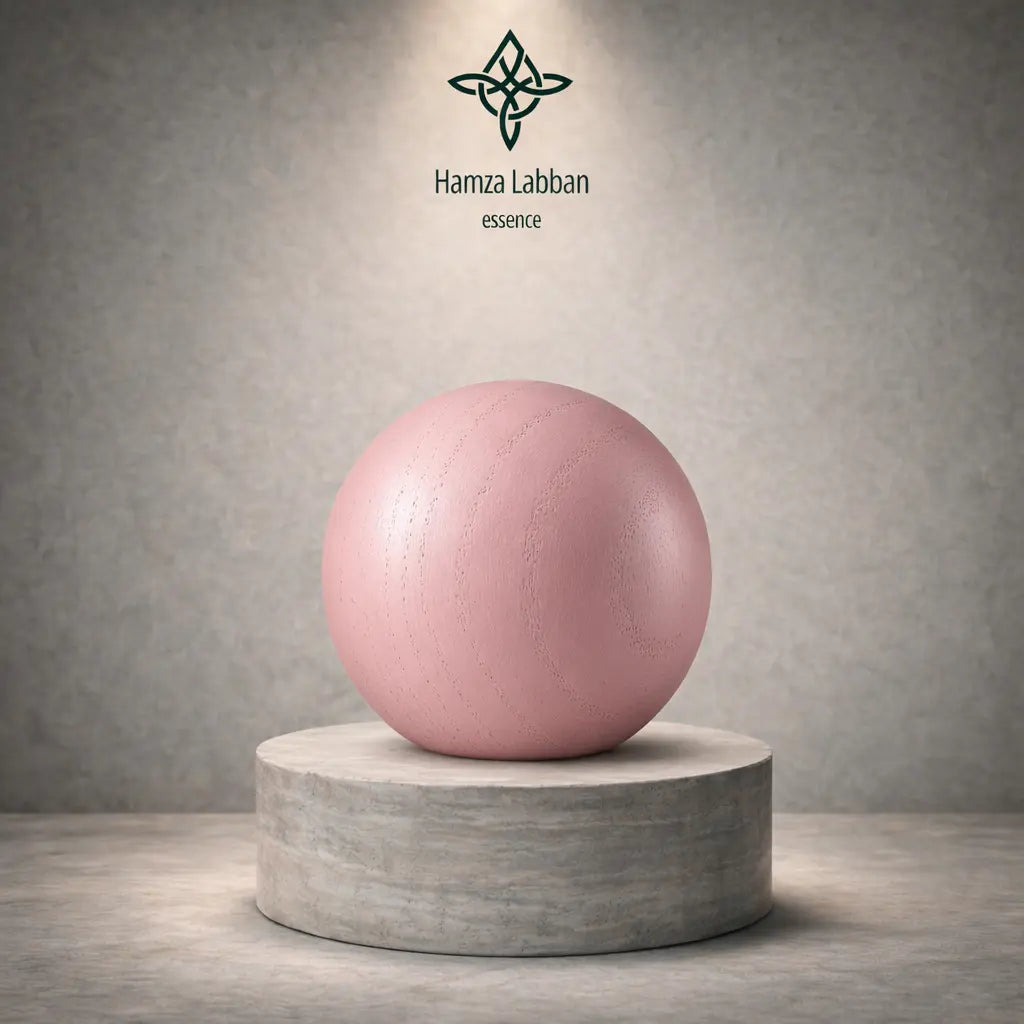 Spherical Wooden Cap - Blush Pink