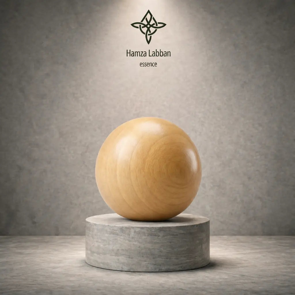 Spherical Wooden Cap - Light Wood