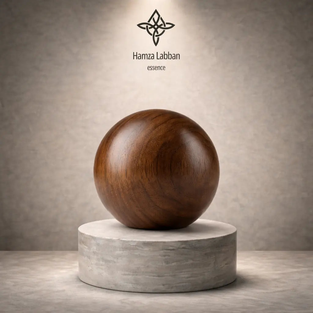 Spherical Wooden Cap - Walnut
